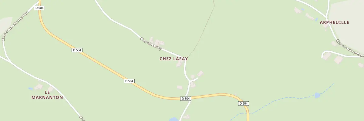 Plan du 5251 Chez Lafay à Saint-Jean-la-Bussière