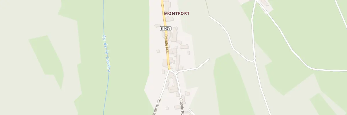 Plan du 15 Grande Rue à Montigny-Montfort