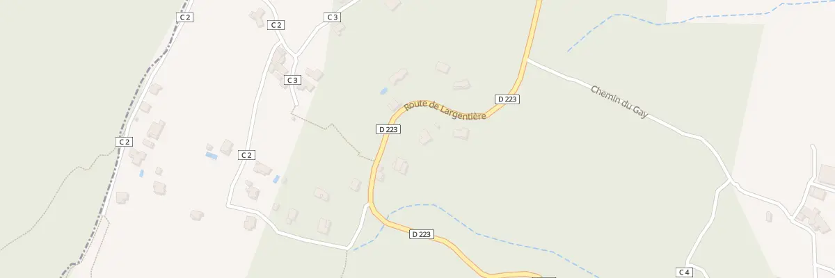 Plan du 5319 Le Gay à Ailhon
