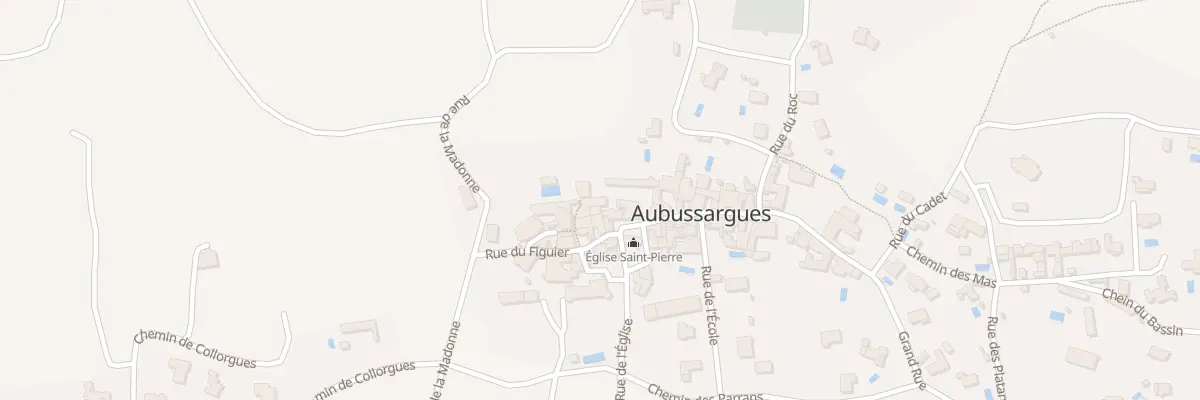 Plan du 2 Imp du Château à Aubussargues