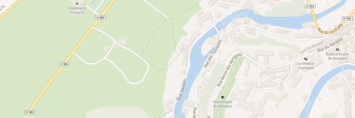 Plan du 20 Quai Baudon à Semur-en-Auxois