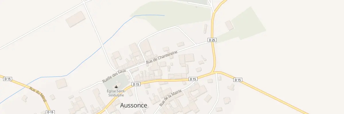 Plan du 12 Rue de Chanteraine à Aussonce