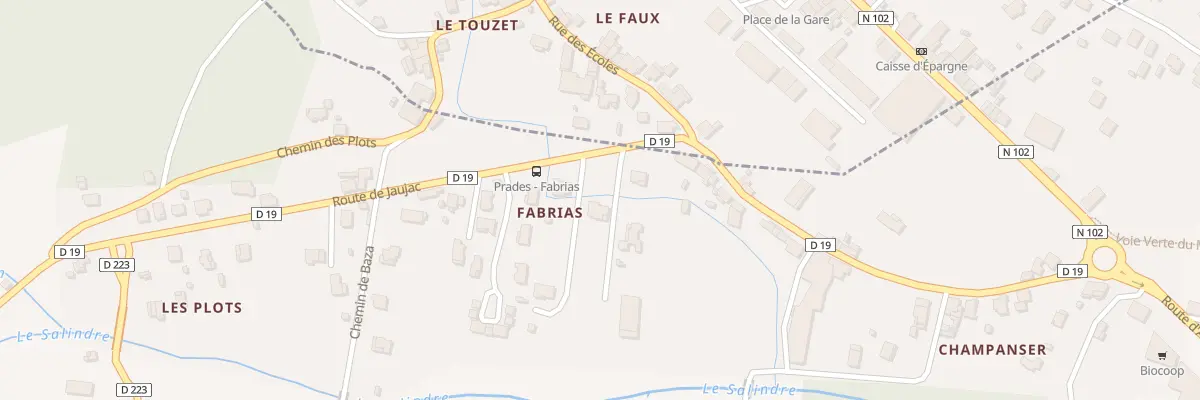Plan du 475 Rte de Jaujac à Prades