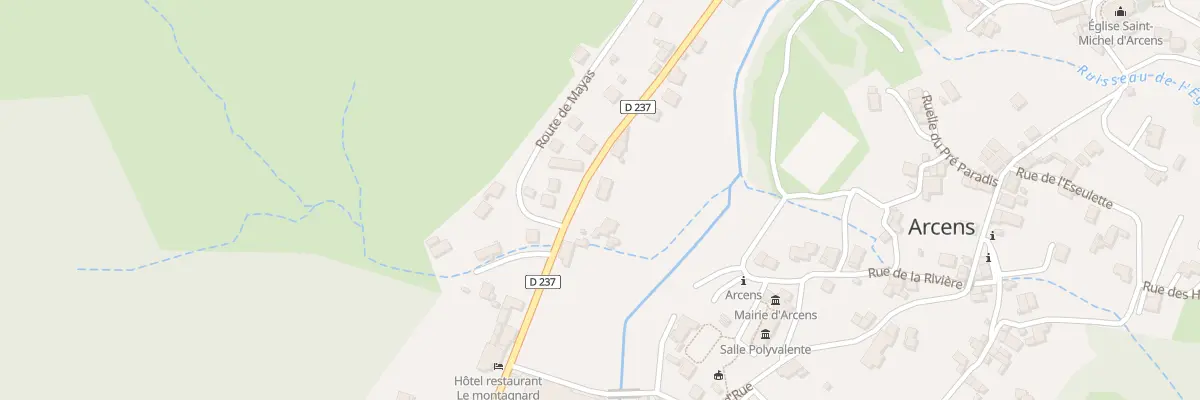 Plan du 170 Rte de Saint-martin-de-valamas à Arcens