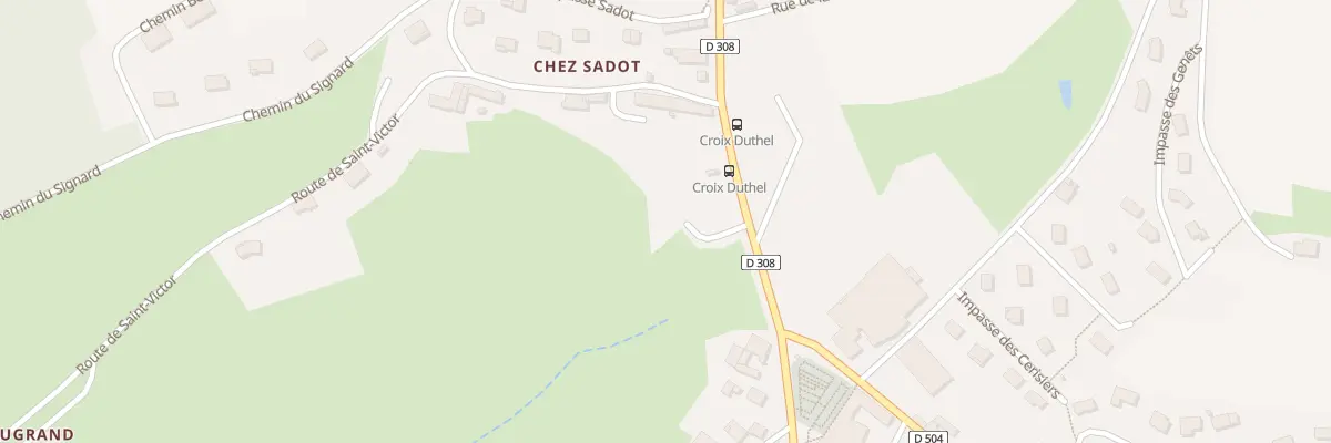 Plan du 42 Imp du Clos St Jean à Saint-Jean-la-Bussière