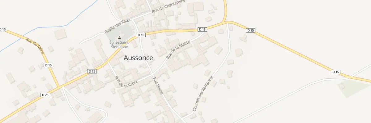 Plan du 5066 Le Village à Aussonce