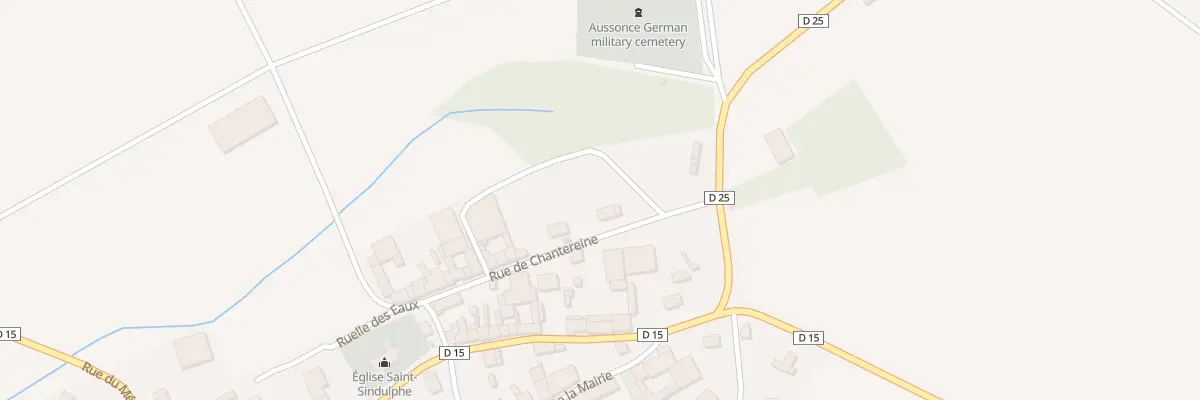 Plan du 17 Rue Chanteraine à Aussonce
