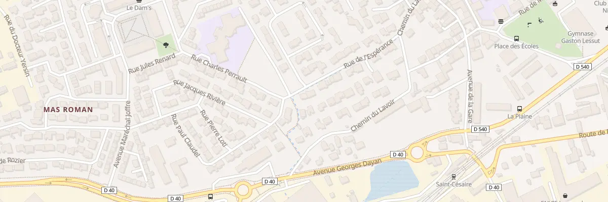 Plan du 22 Rue de l’Espérance à Nîmes