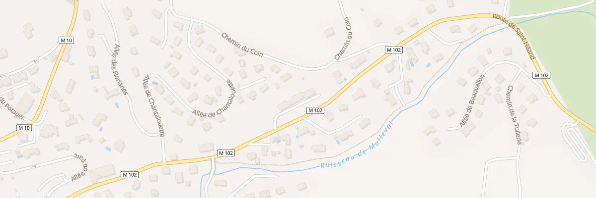 Plan du 13 Rte de Saint-Héand à La Fouillouse