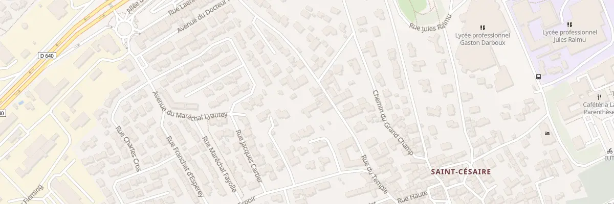Plan du 395 Rue du Temple à Nîmes