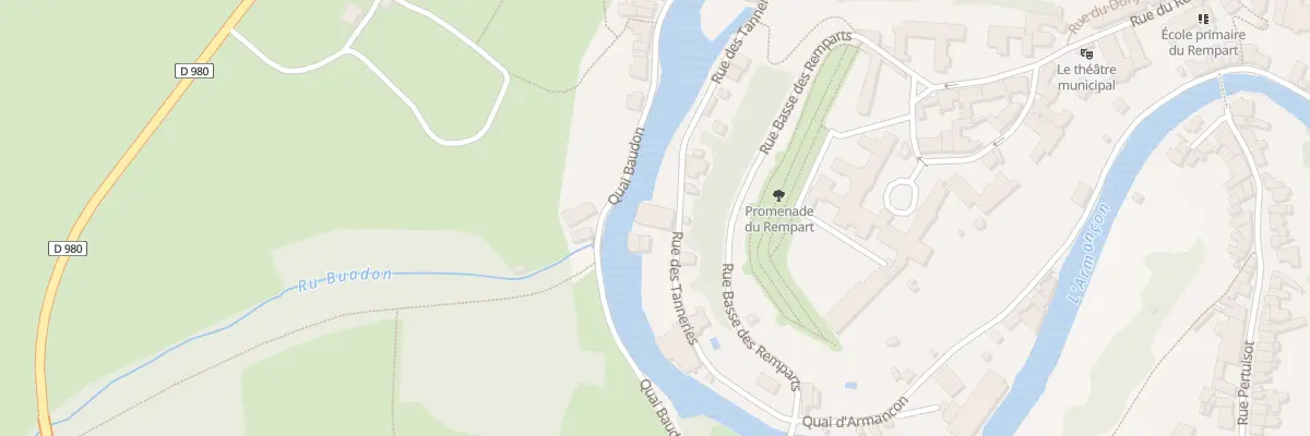 Plan du 6 Rue des Tanneries à Semur-en-Auxois