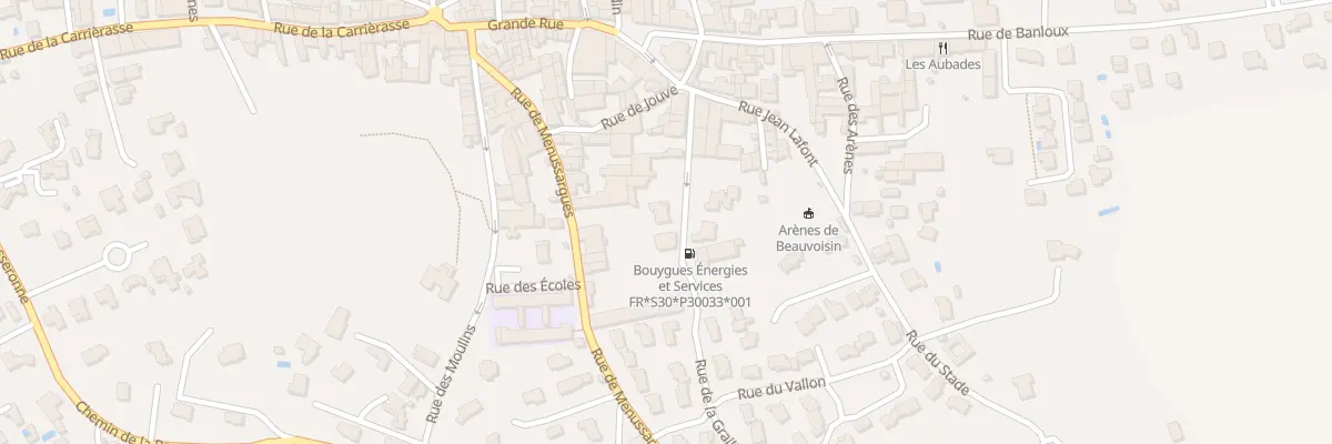 Plan du 5673 Rue de la Graille à Beauvoisin