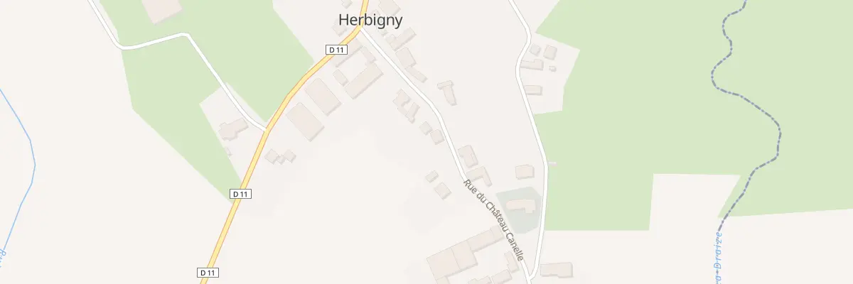 Plan du 8 Rue du Chateau Canelle à Justine-Herbigny