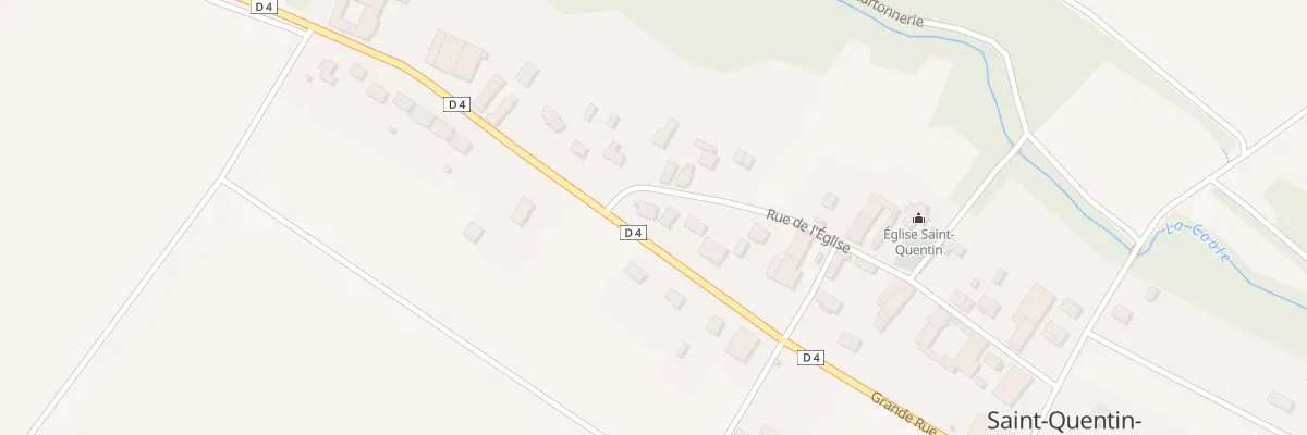 Plan du 21 Rue de l’Eglise à Saint-Quentin-sur-Coole