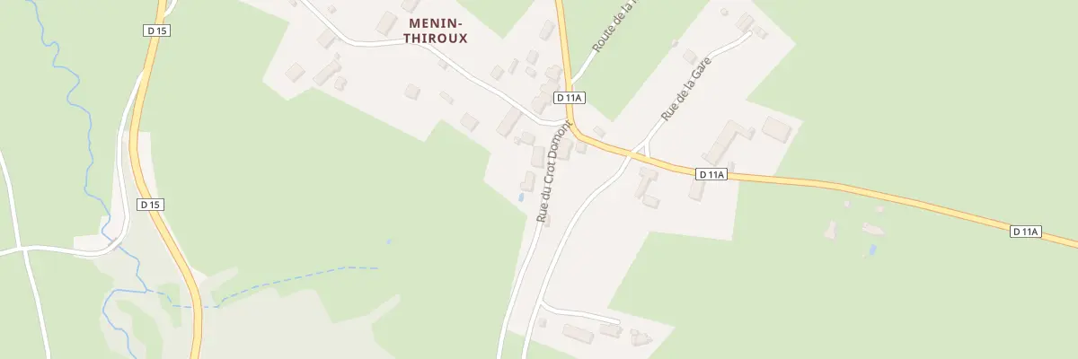 Plan du 5127 Hameau de Menin Thiroux à Manlay