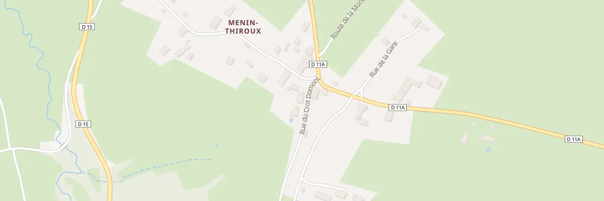 Plan du 2 Rue du Crot Domont à Manlay