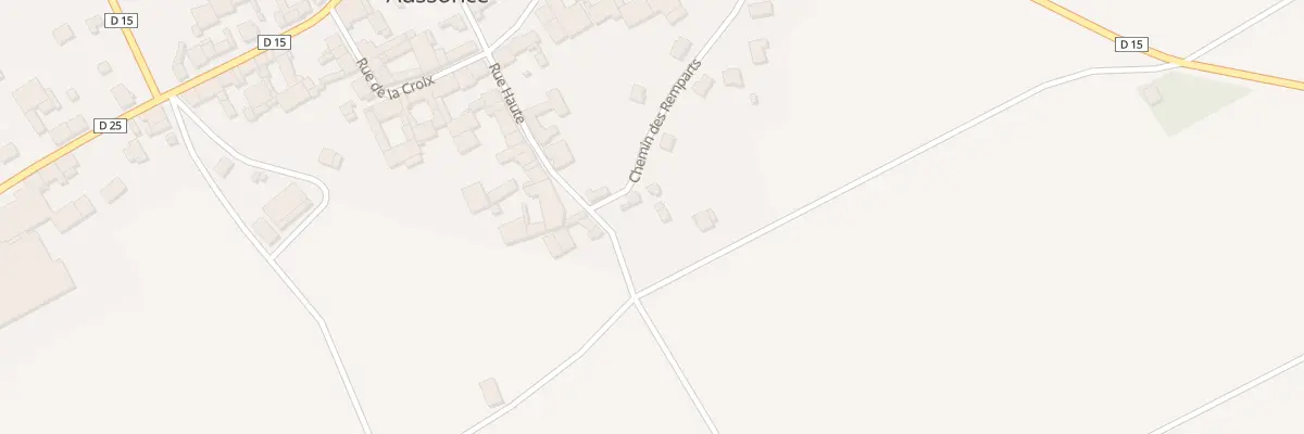 Plan du 2 Che des Remparts à Aussonce