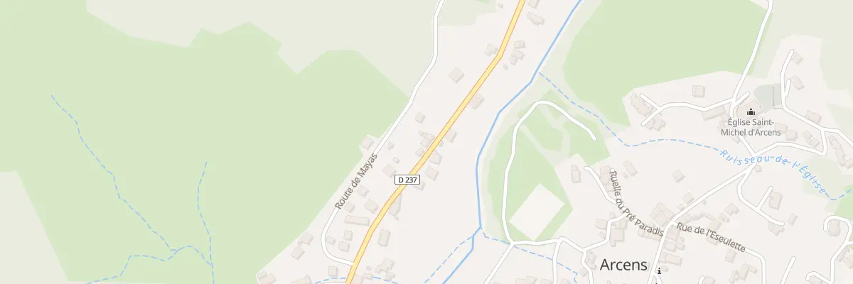 Plan du 295 Rte de Saint-martin-de-valamas à Arcens