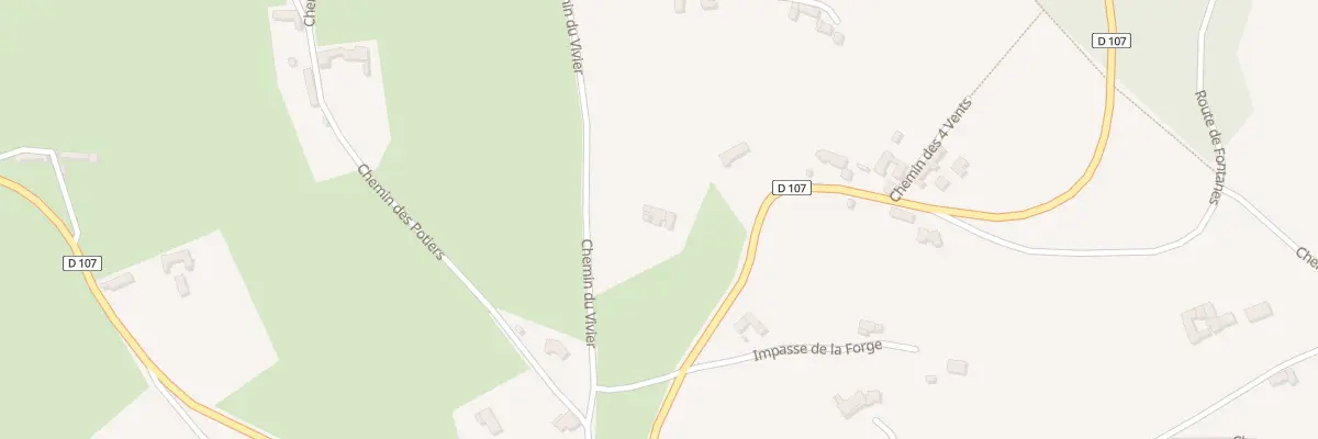 Plan du 394 Che du Vivier à Montchal