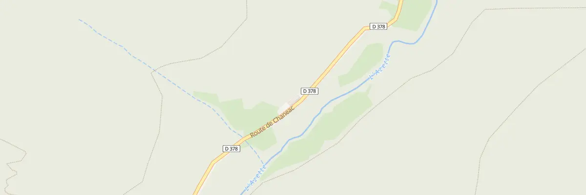 Plan du 635 Rte de Chaneac à Chanéac