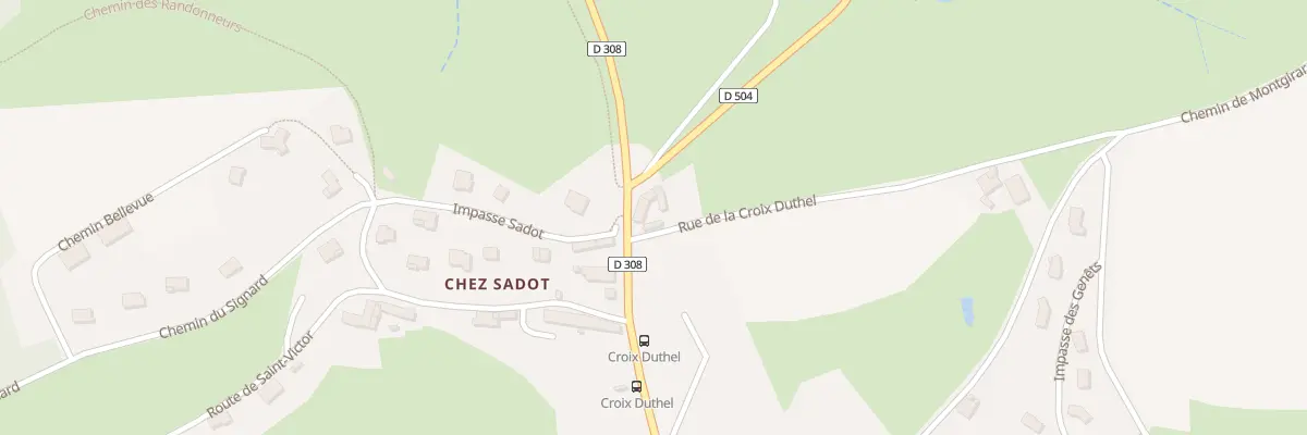 Plan du 9 Rue de la Croix Duthel à Saint-Jean-la-Bussière