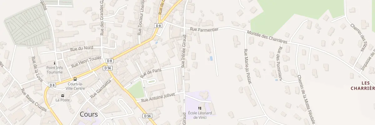 Plan du 236 Rue Irenee Giraud à Cours