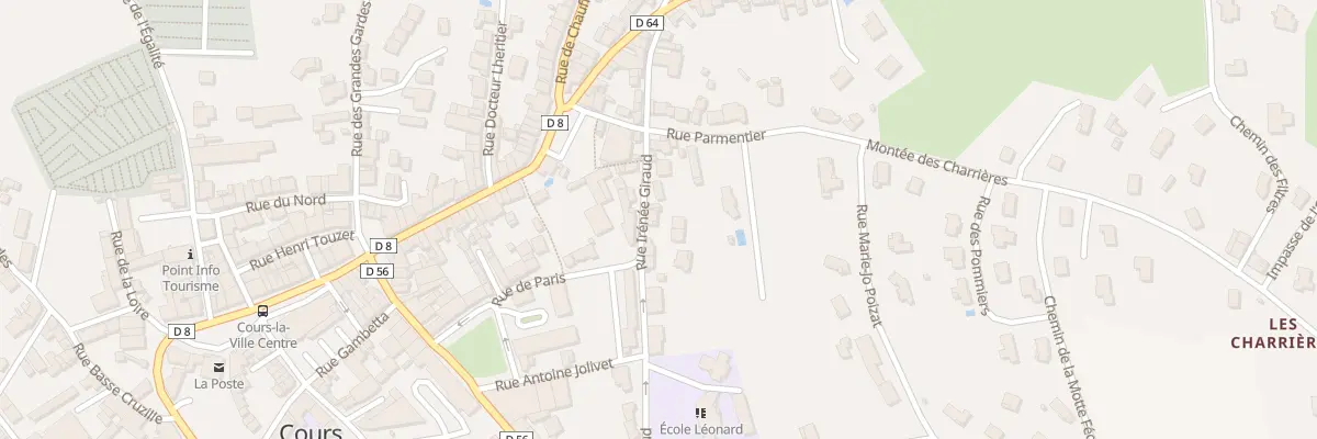 Plan du 262 Rue Irenee Giraud à Cours