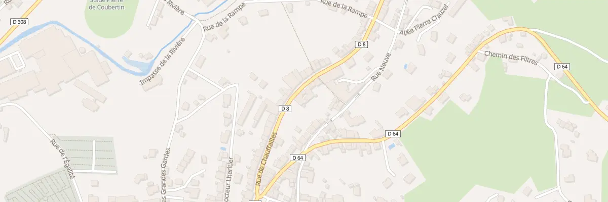 Plan du 182 Rue de Chauffailles à Cours
