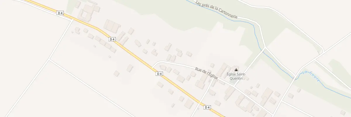 Plan du 24 Rue de l’Eglise à Saint-Quentin-sur-Coole