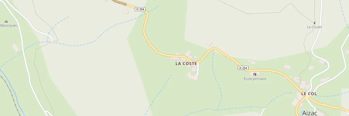 Plan du 5069 La Coste à Aizac