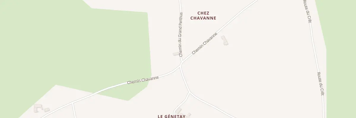 Plan du 597 Che Chavanne à Montchal