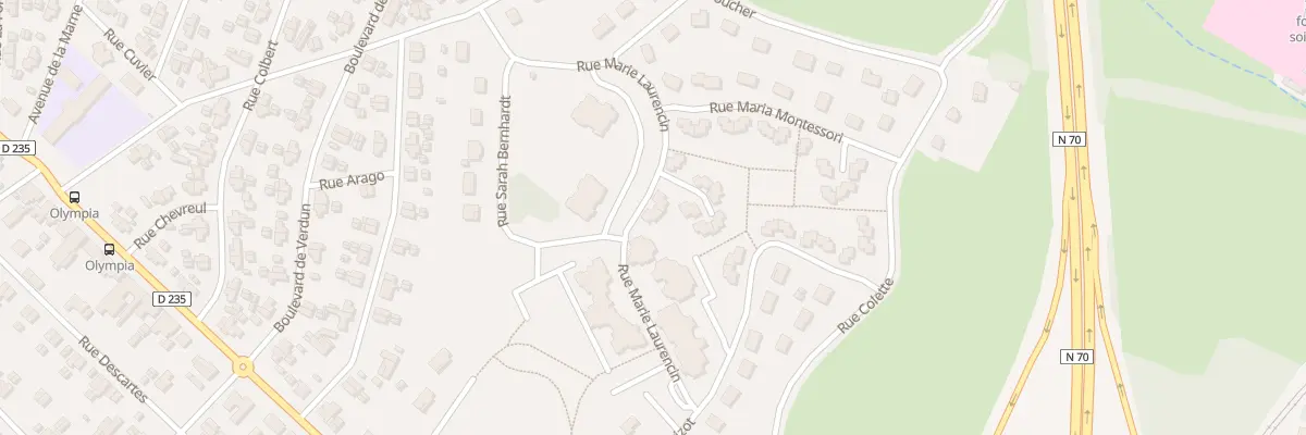 Plan du 10 Rue Marie Laurencin à Saint-Vallier