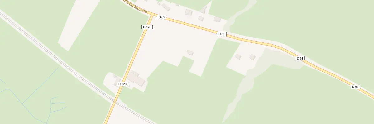 Plan du 1801 Rte du Morvan à Saint-Symphorien-de-Marmagne