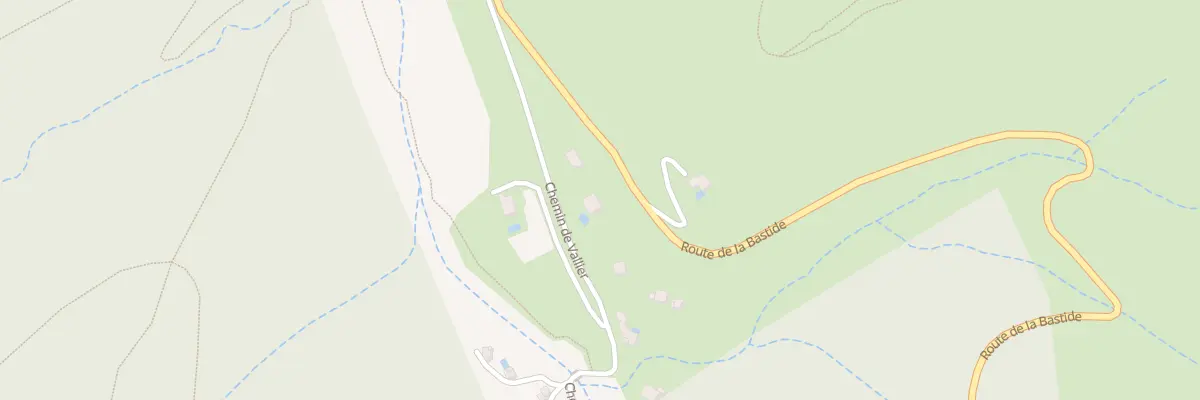 Plan du 133 Che de Vallier à Sampzon