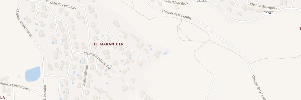 Plan du 5 All des Châtaigniers à Chambœuf