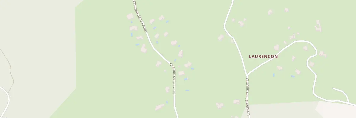 Plan du 5554 La Lauze à Labeaume