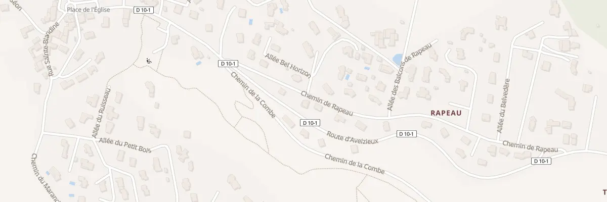 Plan du 4 Che de Rapeau à Chambœuf