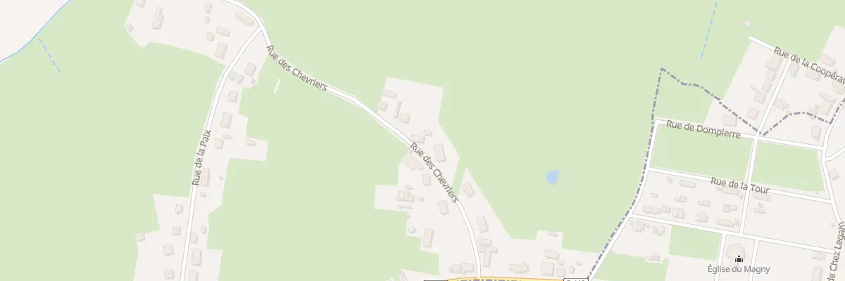 Plan du 2301 Rue des Chevriers à Sanvignes-les-Mines