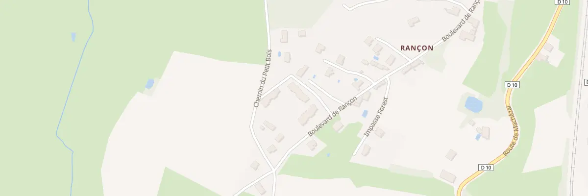 Plan du 70 Bd de Rancon à Amplepuis