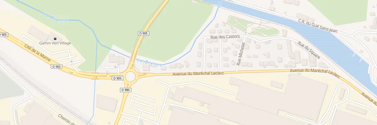 Plan du 32 Av Maréchal Leclerc à Montbard