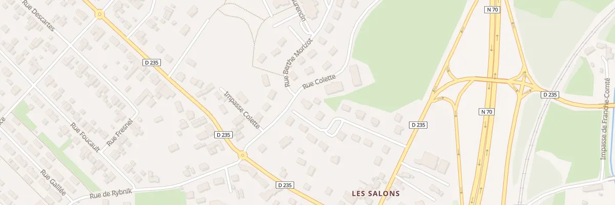 Plan du 14 Rue Anne Franck à Saint-Vallier