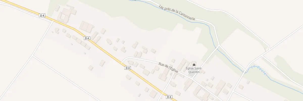 Plan du 22 Rue de l’Eglise à Saint-Quentin-sur-Coole