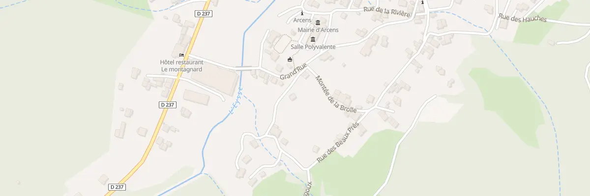 Plan du 65 Rue de Lascour à Arcens
