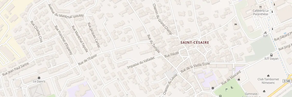Plan du 235 Rue du Temple à Nîmes