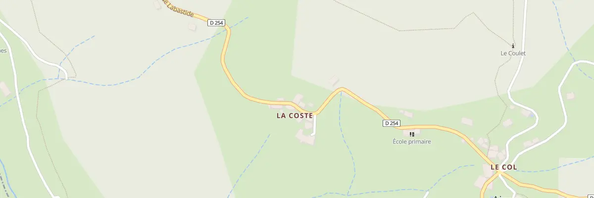 Plan du 5072 La Coste à Aizac
