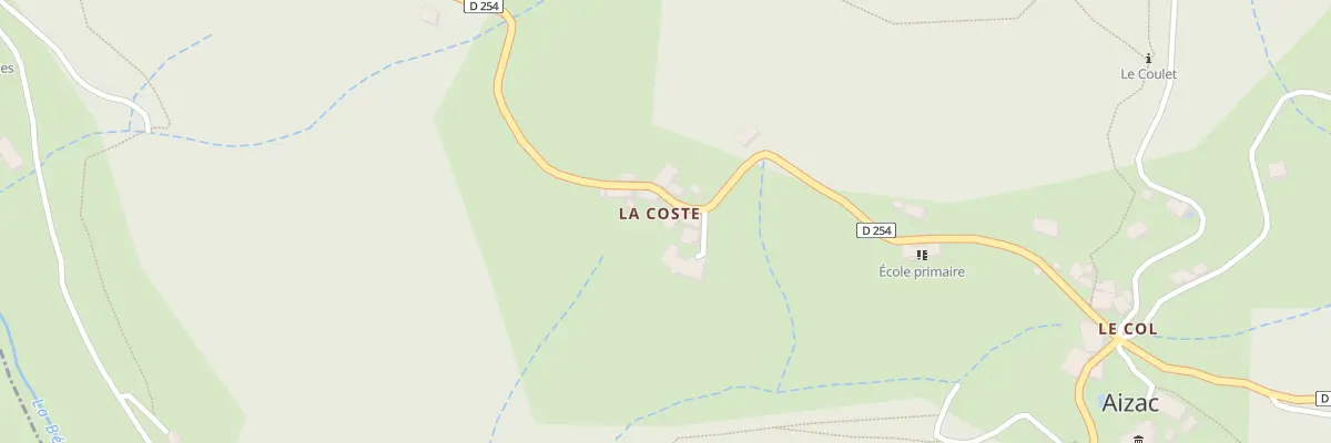 Plan du 5065 La Coste à Aizac