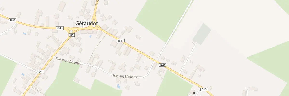 Plan du 11 Rue du Fort Saint Georges à Géraudot