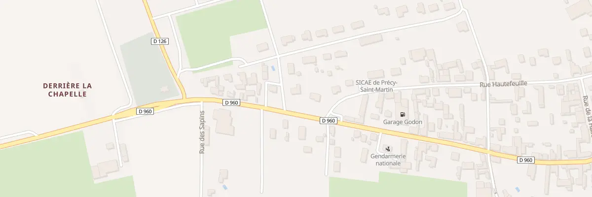 Plan du 46 Rue de la Chapelle à Piney