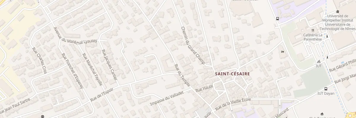 Plan du 274B Rue du Temple à Nîmes