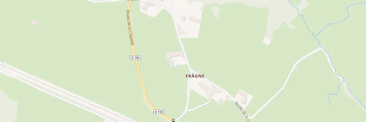 Plan du 234 Rte de Fragne à Colombier-en-Brionnais